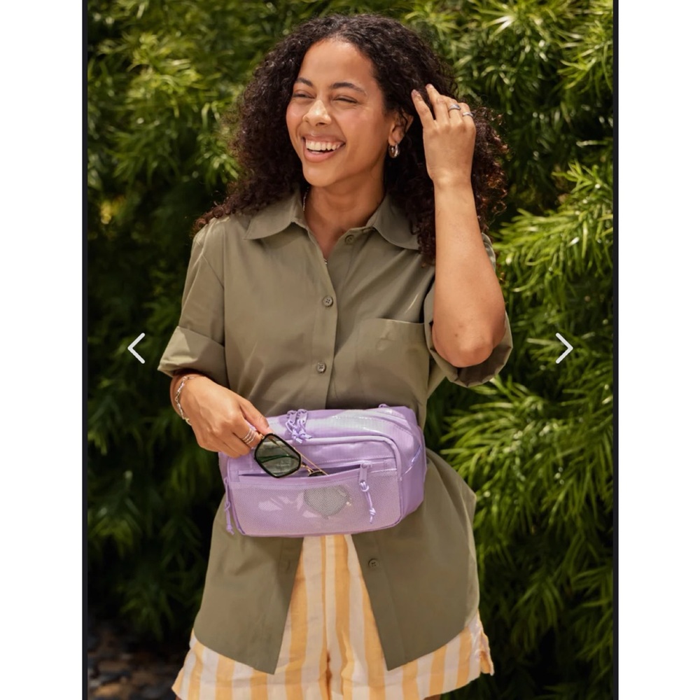NWT Calpak Amethyst Purple Terra Sling Bag